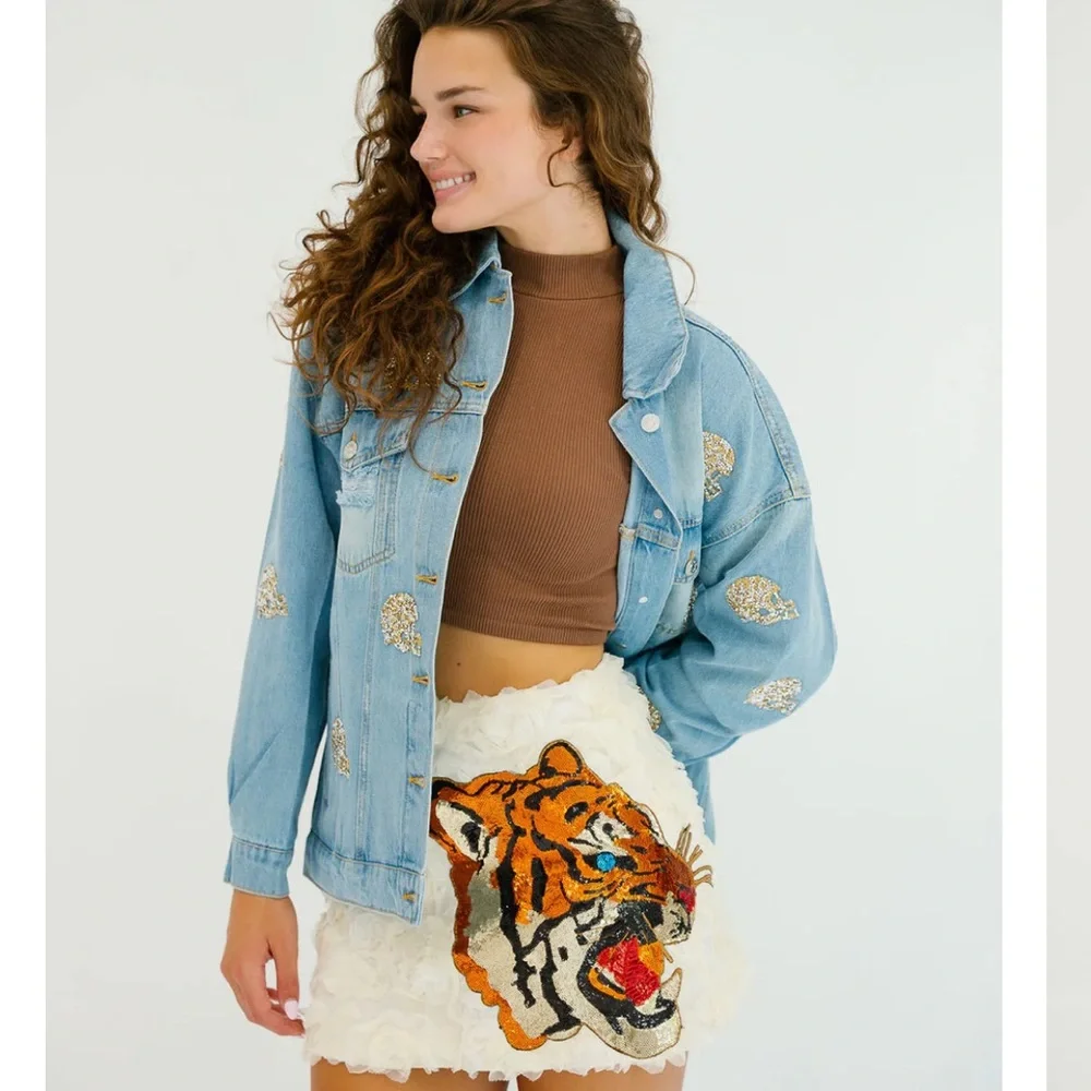 Judith March Tiger skirt - Picture 3 of 4